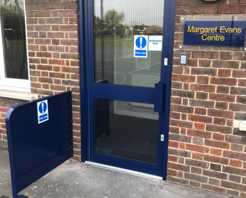 Automatic Swing Door Installed By Windoor Maintenance London