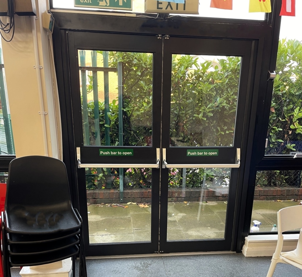 new fire exit doors installed in London